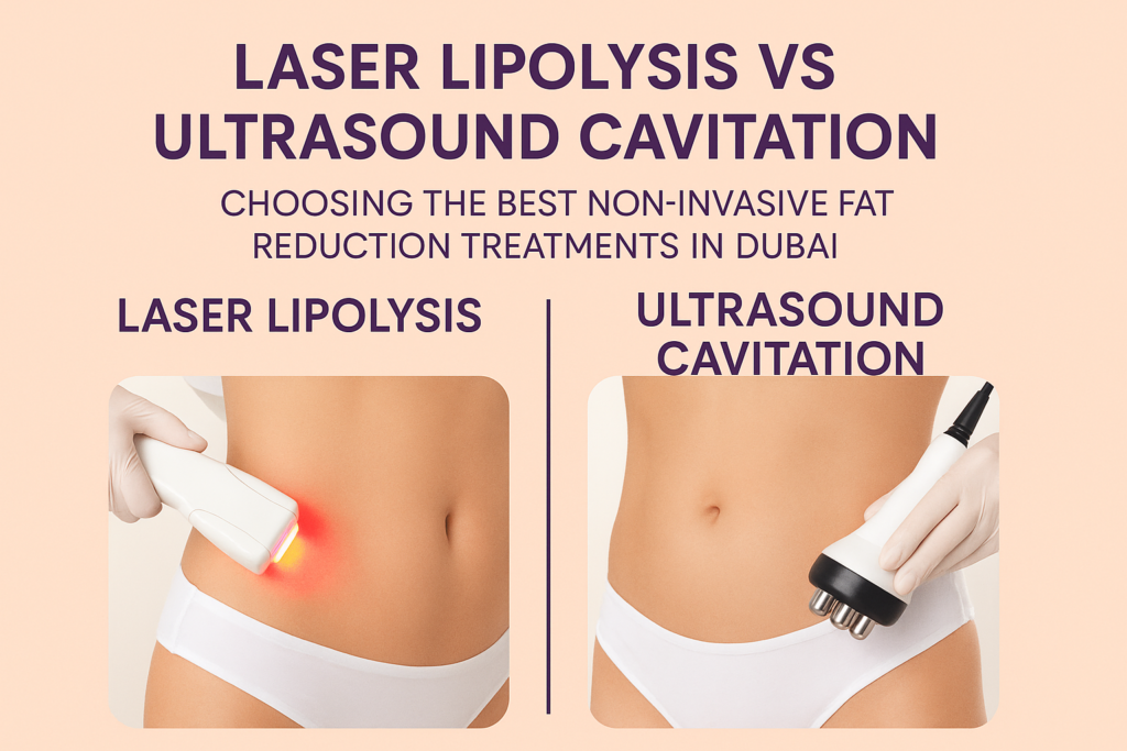 VIVO Clinic Laser Lipolysis vs Ultrasound Cavitation Choosing the Best Non Invasive Fat Reduction Treatments in Dubai